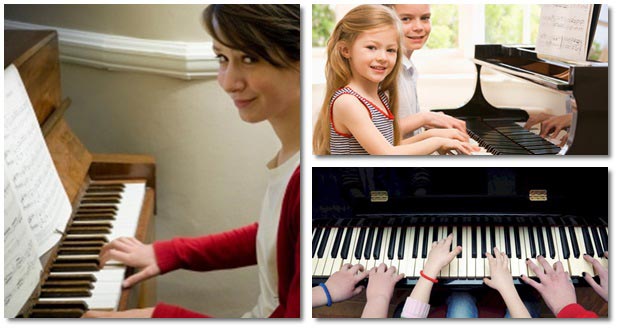 play piano with keyboard and pianoforall