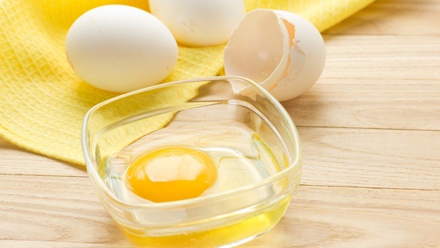 Egg yolk facial mask