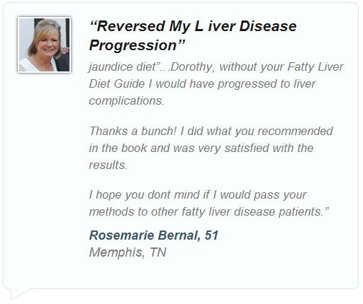 Fatty liver diet testimonial