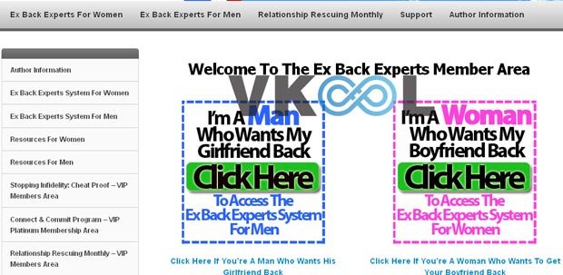 Ex back experts membership site