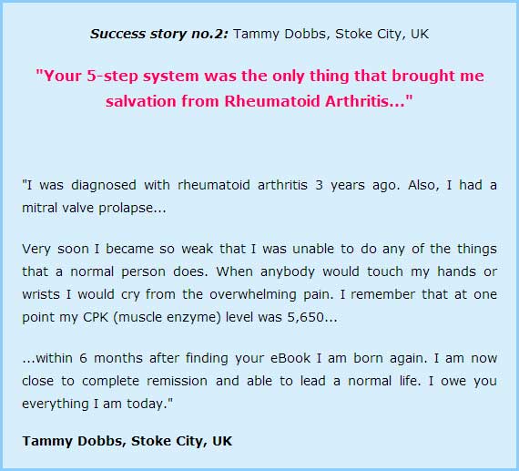 Testimonial for autoimmunity bible and norton protocol