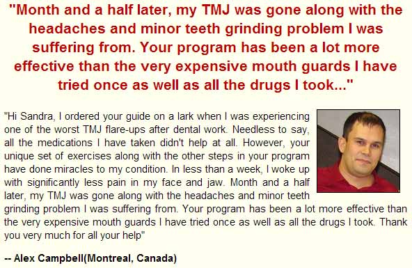 TMJ no more testimonial by real user