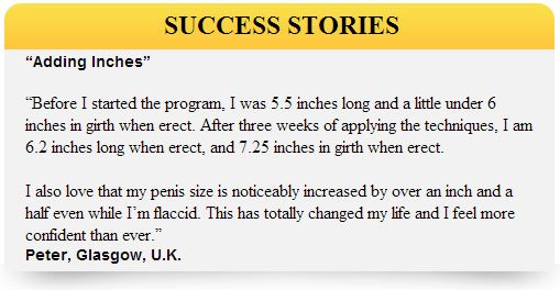 Penis growth guide testimonial