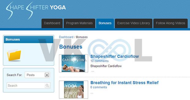 Shapeshifter yoga membership site bonuses