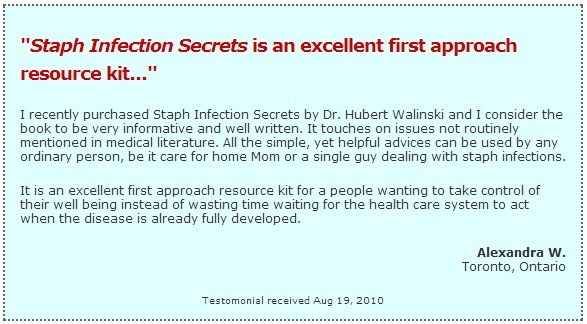 Staph infection secrets 