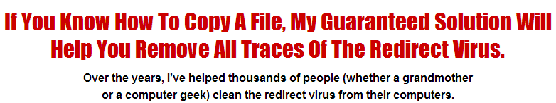 fix redirect virus 