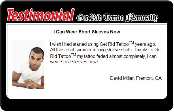 Get rid tattoo naturally review