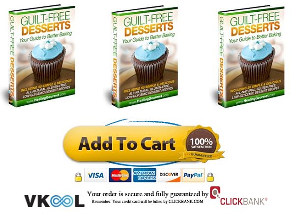 guilt free desserts order product