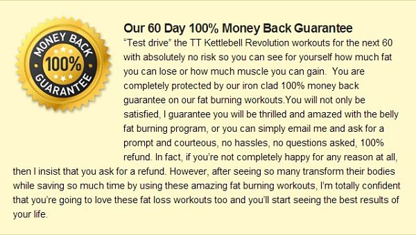 TT kettlebell revolution v2.0 guarantee