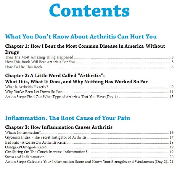 blue heron guide for healing arthritis