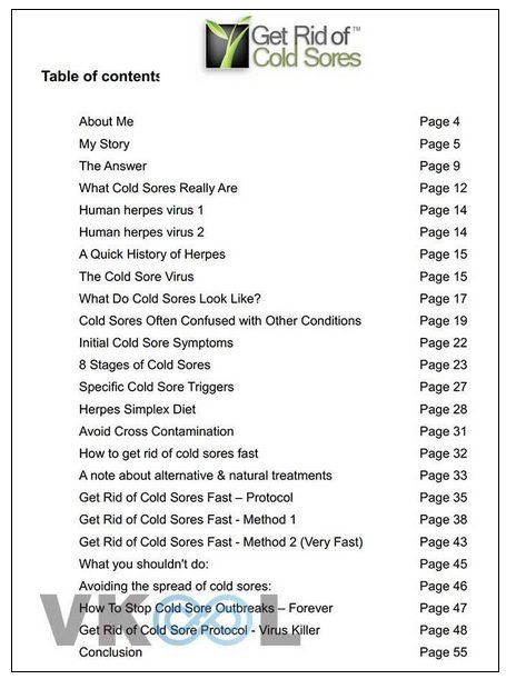 Ebook table of contents