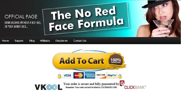 no red face formula 