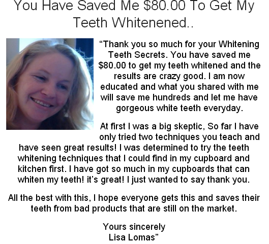 whitening teeth secrets 