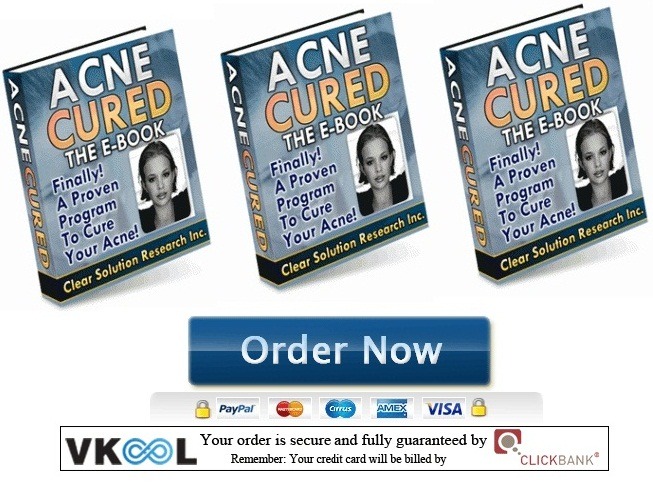 Acne cured the e-book 