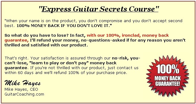 guitar techniques and express guitar