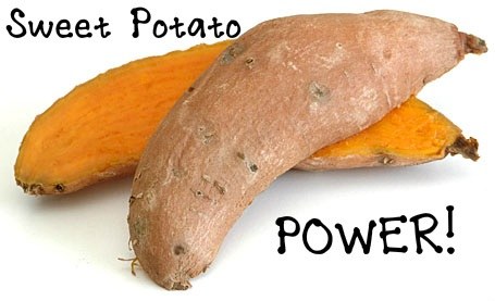 how to lose thigh fat - eat sweet potatoes