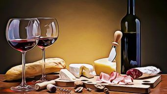 pairing wine and food poster