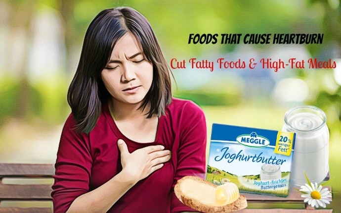 foods that cause heartburn - butter