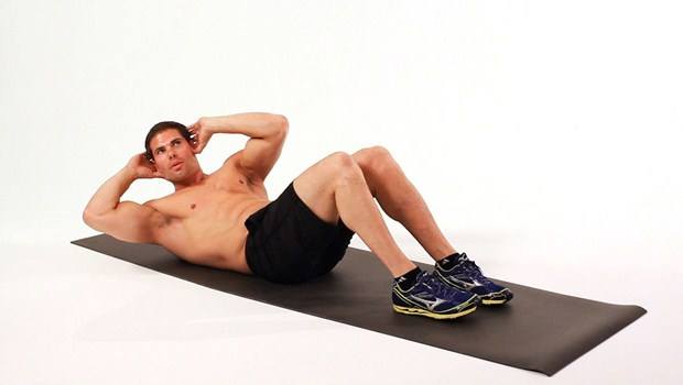 abdominal crunches