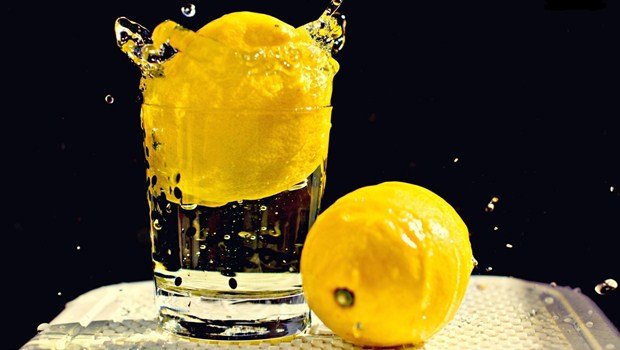 lemon water