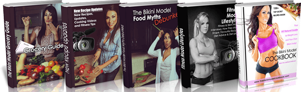 Package of bikini model cookbook