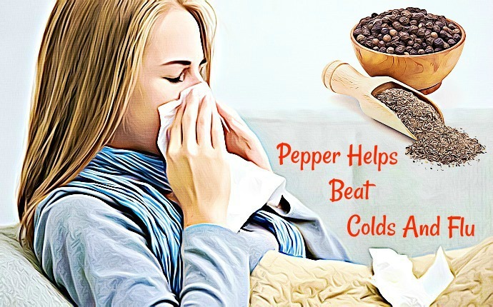 pepper health benefits - pepper helps beat colds and flu