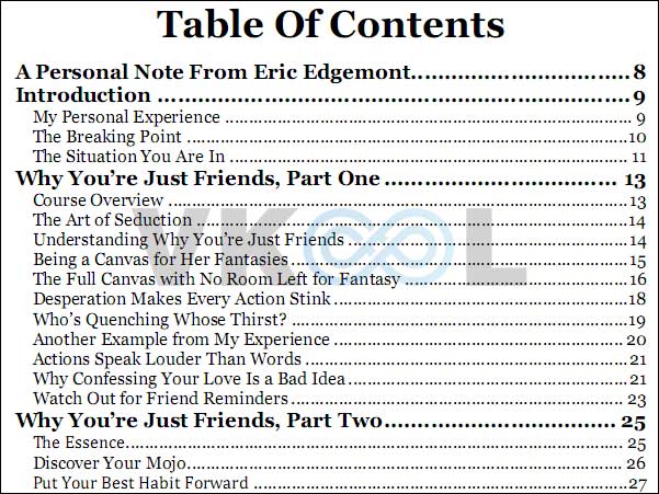 Friends into lovers eric edgemont table of content