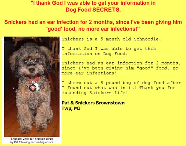 Dog food secrets testimonial