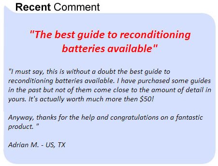 How to recondition batteries comment