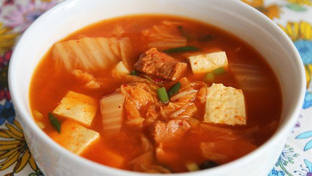 Tomato-Kimchi Soup