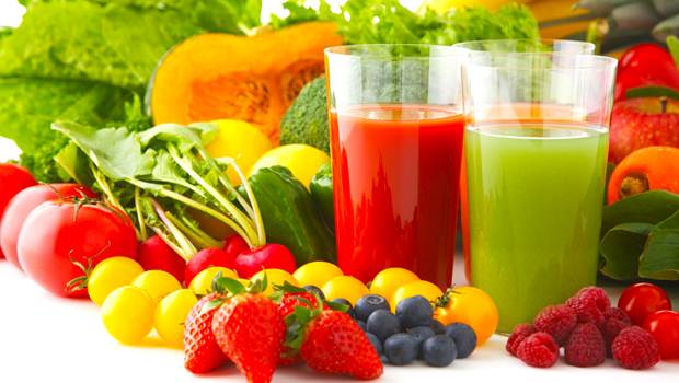 how to treat heartburn - vegetable juice