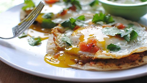 Huevos rancheros with pico de gallo review