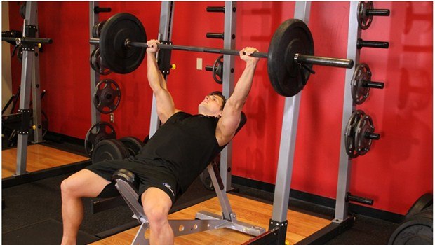 barbell incline bench press