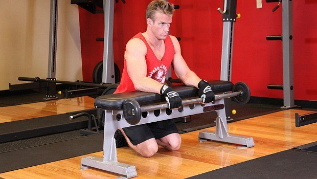 palms down wrist curl over a bench download