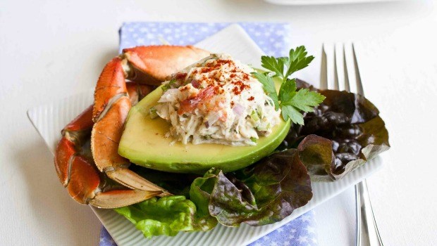 avocados with lemony crab salad download