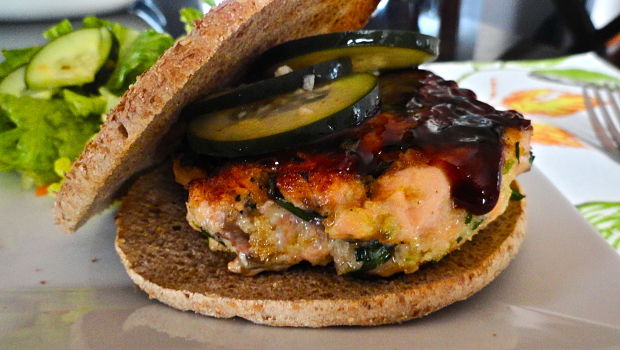 hoisin-glazed salmon burgers download