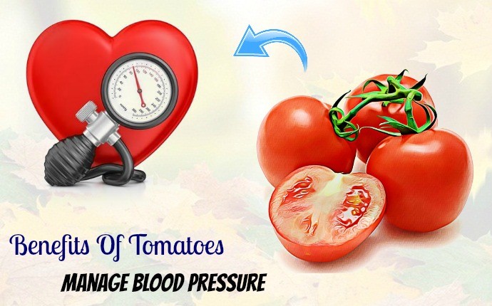 benefits of tomatoes - manage blood pressure