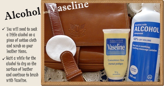alcohol and vaseline