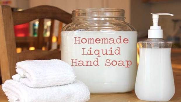 homemade hand soap