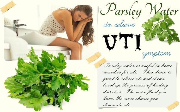 parsley water