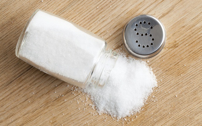 how to get rid of fever blisters - table salt