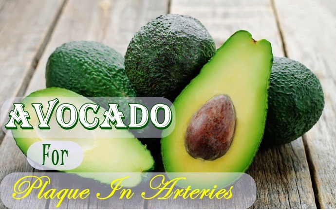 how to get rid of plaque in arteries - avocado