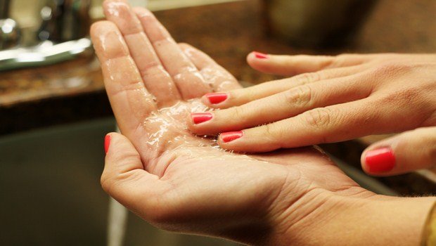 home remedies for cracked hands-scrub your hand skin