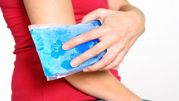 home remedies for tendonitis-use ice pack