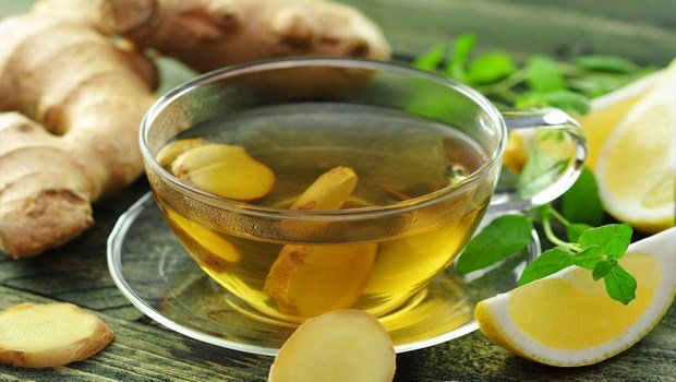 home remedies for throat infection-ginger tea or honey tea