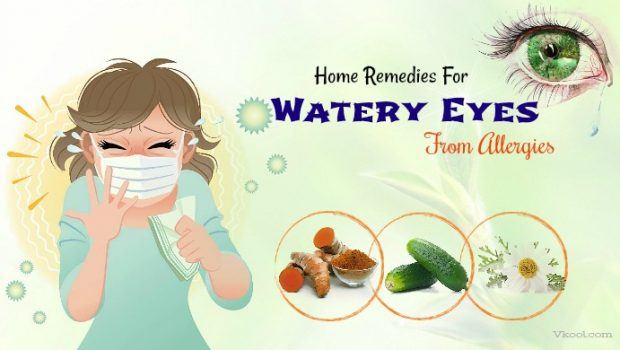 home remedies for watery eyes from allergies