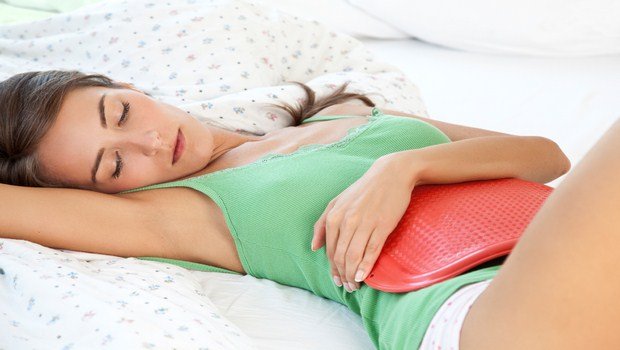 how to get rid of cramps-hot baths or heating pads