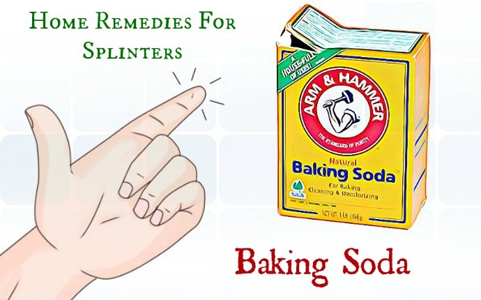 home remedies for splinters - baking soda