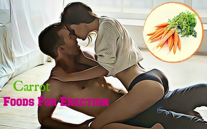 foods for erection - carrot
