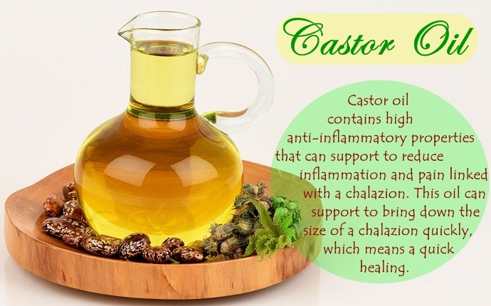 how to treat a chalazion - castor oil
